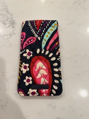 Vera Bradley Navy Multi Quilted Sunglasses 
 Sleeve